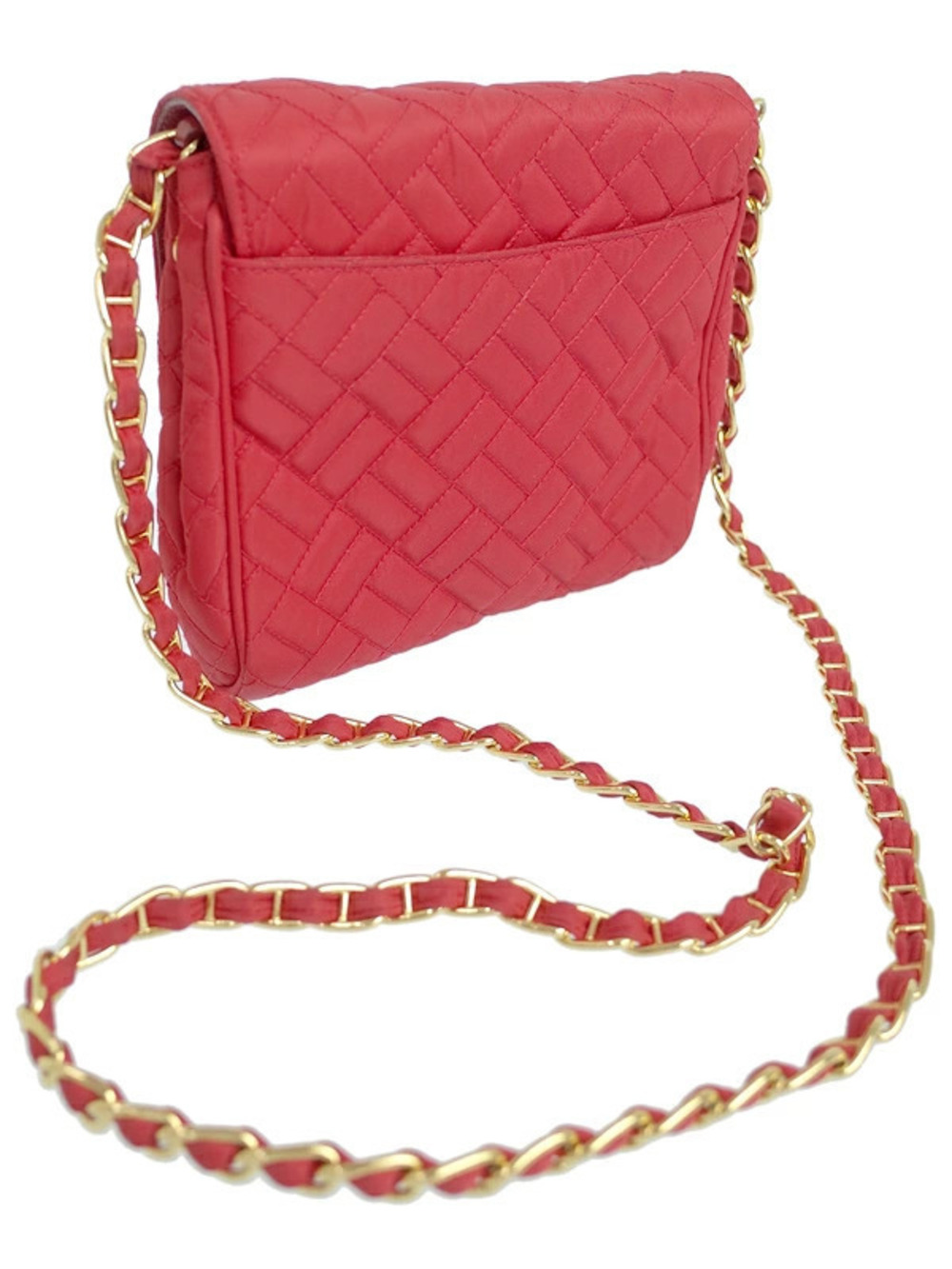 Prada Shoulder Chain Quilted Bag Clutch
